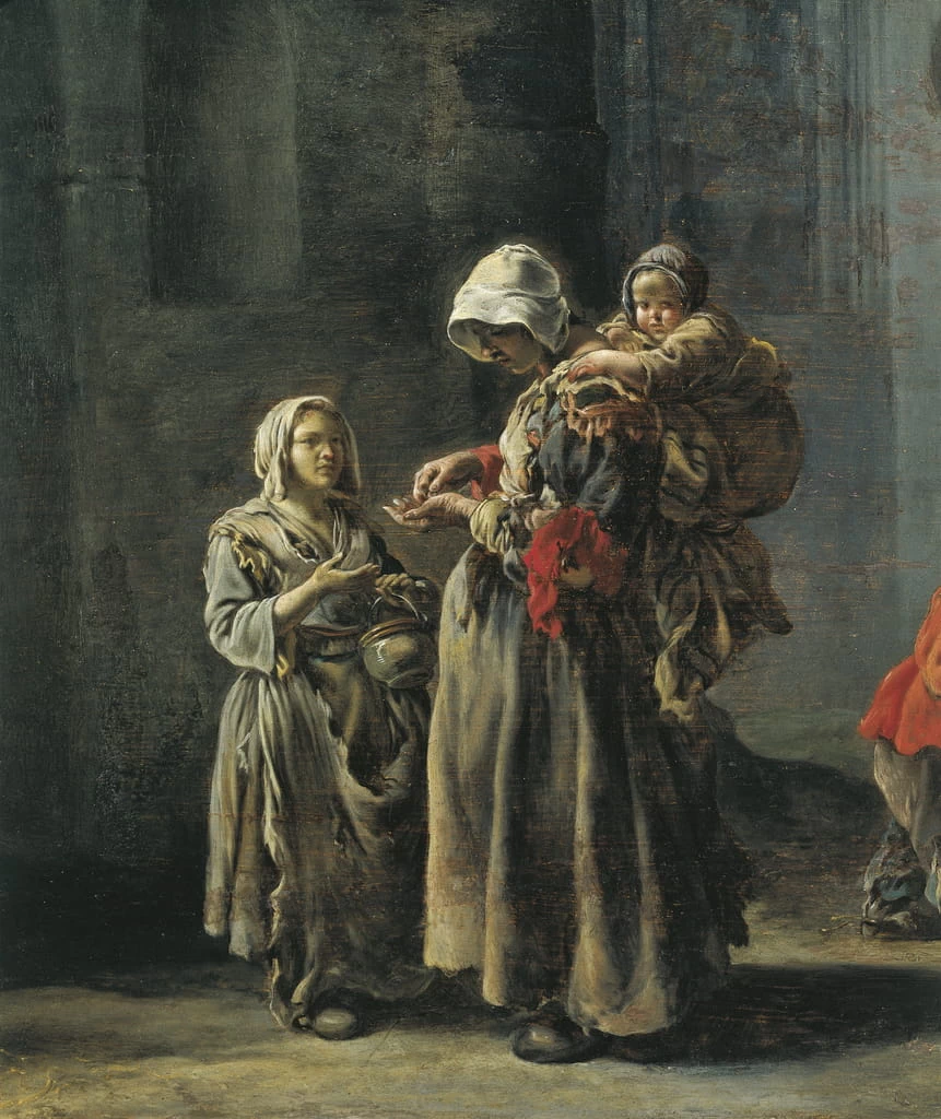 I mendicanti - Louvre, Parigi, dettaglio